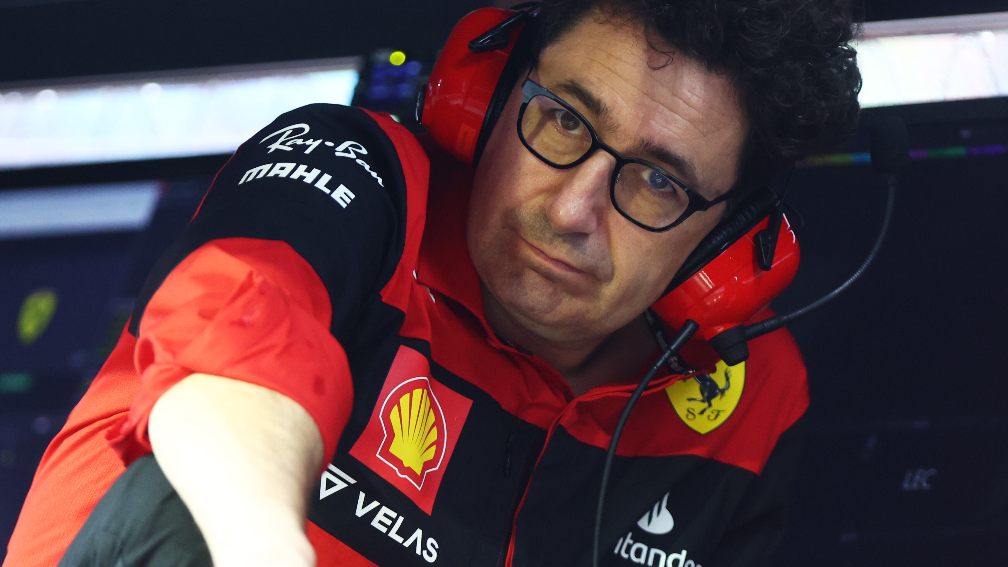 Mattia Binotto, durante el GP de Singapur celebrado en octubre de 2022