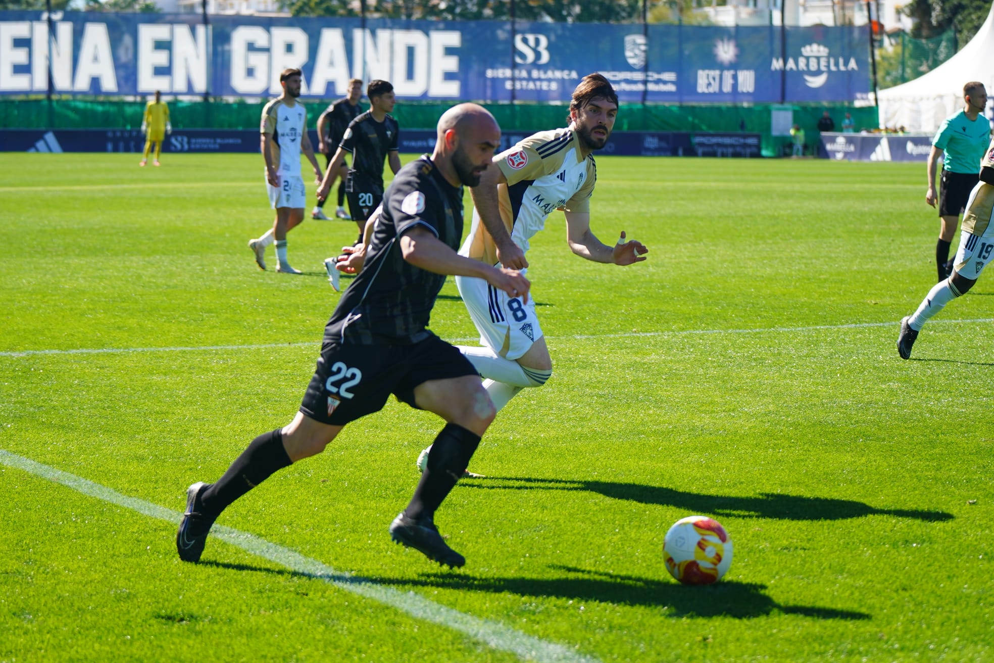 Un lance del partido