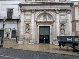 Parroquia de Las Angustias de Valladolid, de la que fue capellán el sacerdote condenado que ahora figura como acusación particular contra las supuestas chantajistas. - EUROPA PRESS.