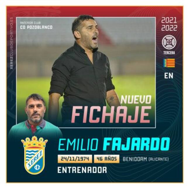 Emilio Fajardo es el nuevo entrenador del Xerez CD