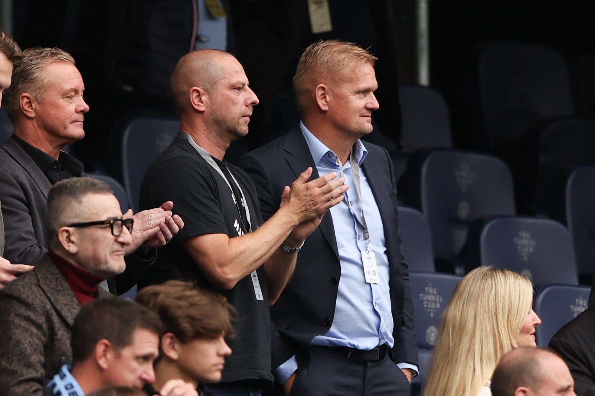 Alfie Haaland durante un partido del Manchester City