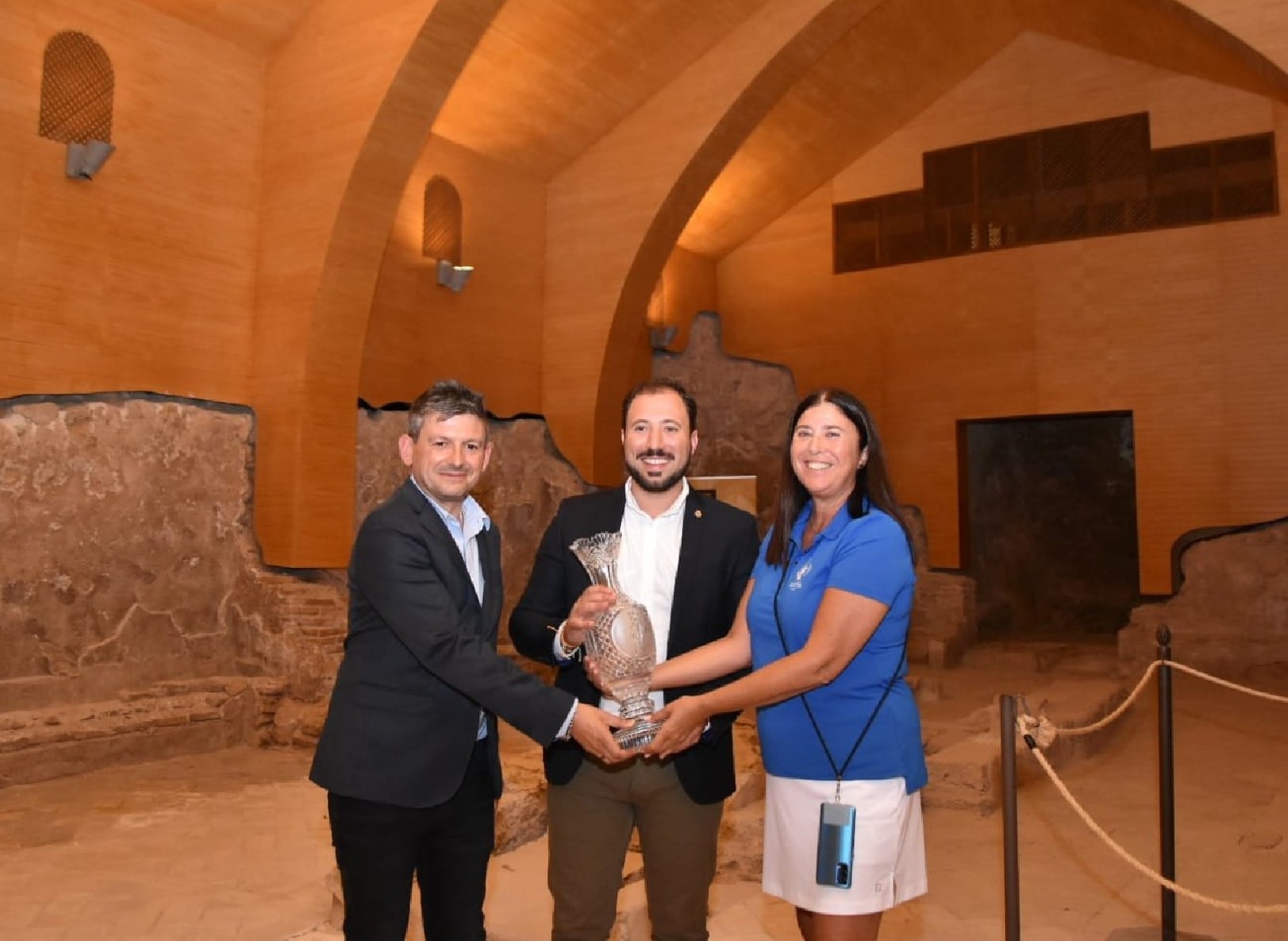 La prestigiosa Copa Solheim de gol femenino visita la Sinagoga de Lorca