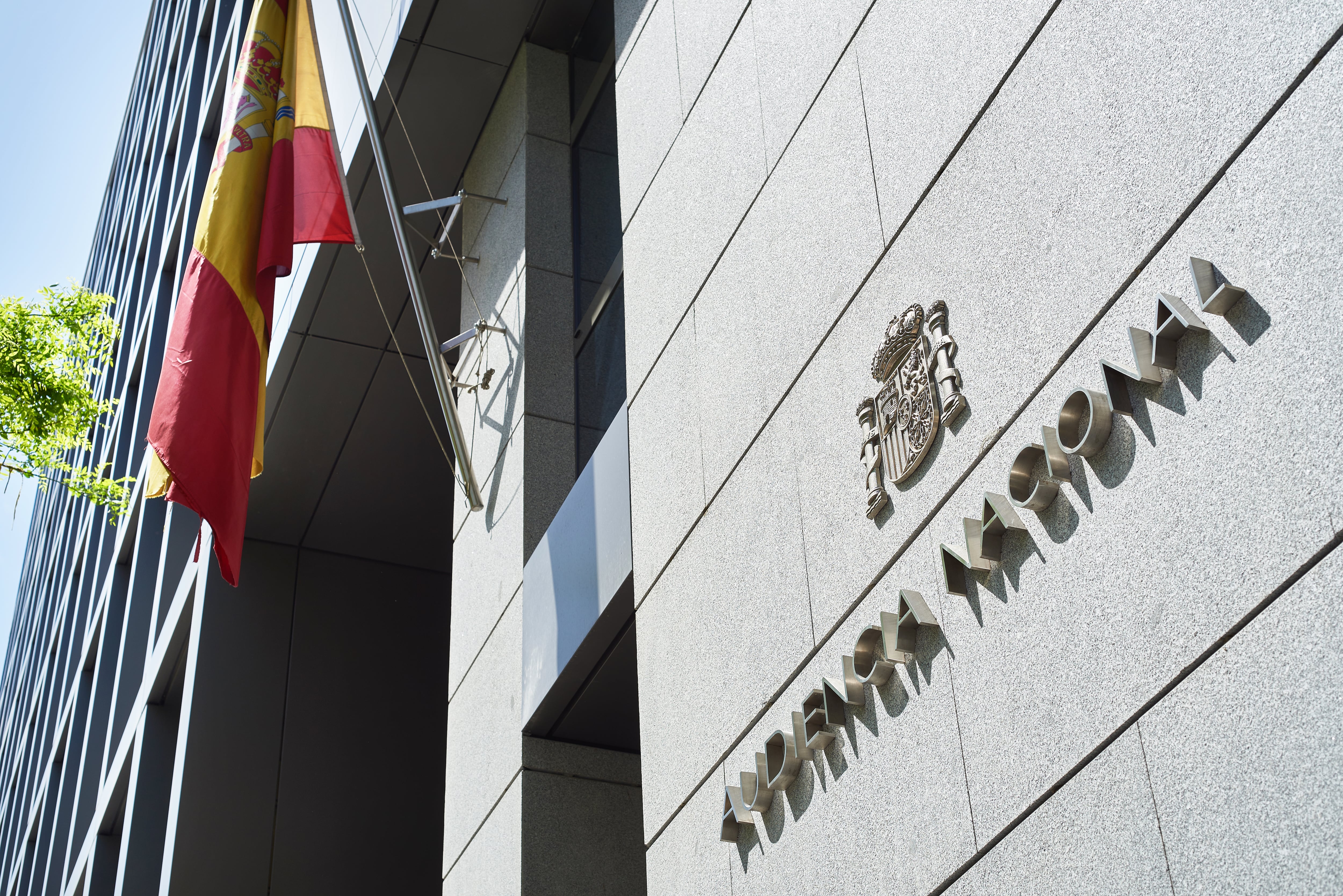 Fachada de la Audiencia Nacional, España.