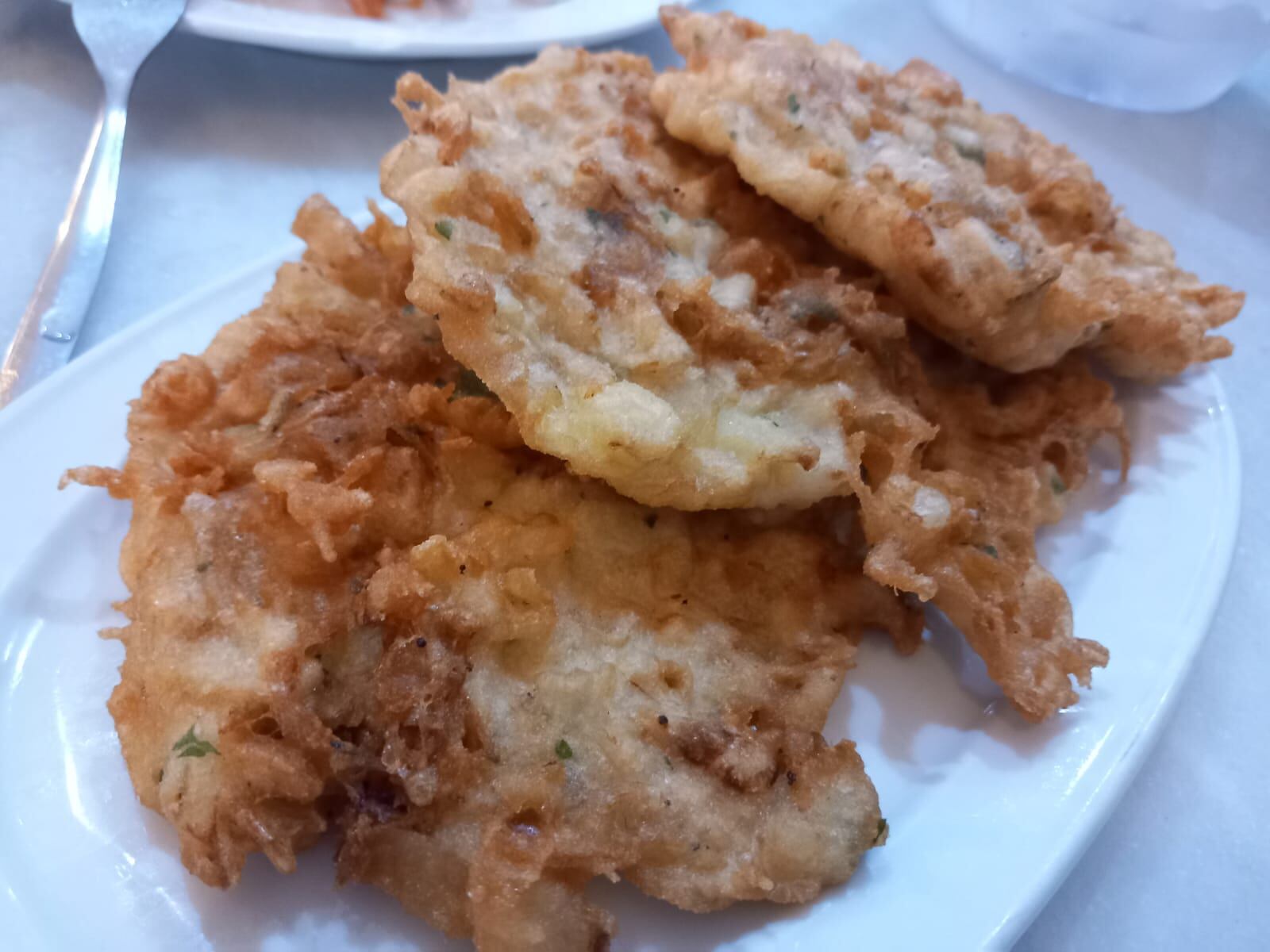 Tortillas de camarones del Barbiana