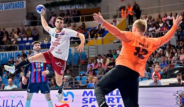 Álex Rubiño, en la final de la Copa del Rey contra el Barça