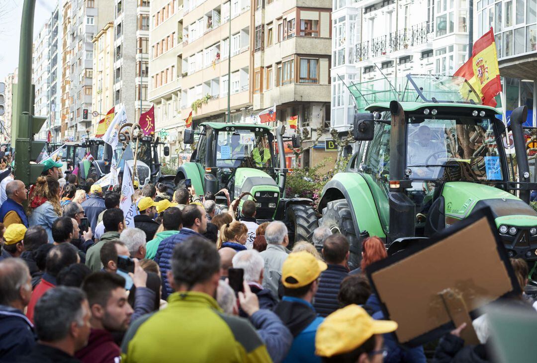 Manifestación de agricultores y ganaderos 