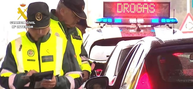 El hombre acumulaba dos infracciones similares en apenas quince días (foto: Guardia Civil)