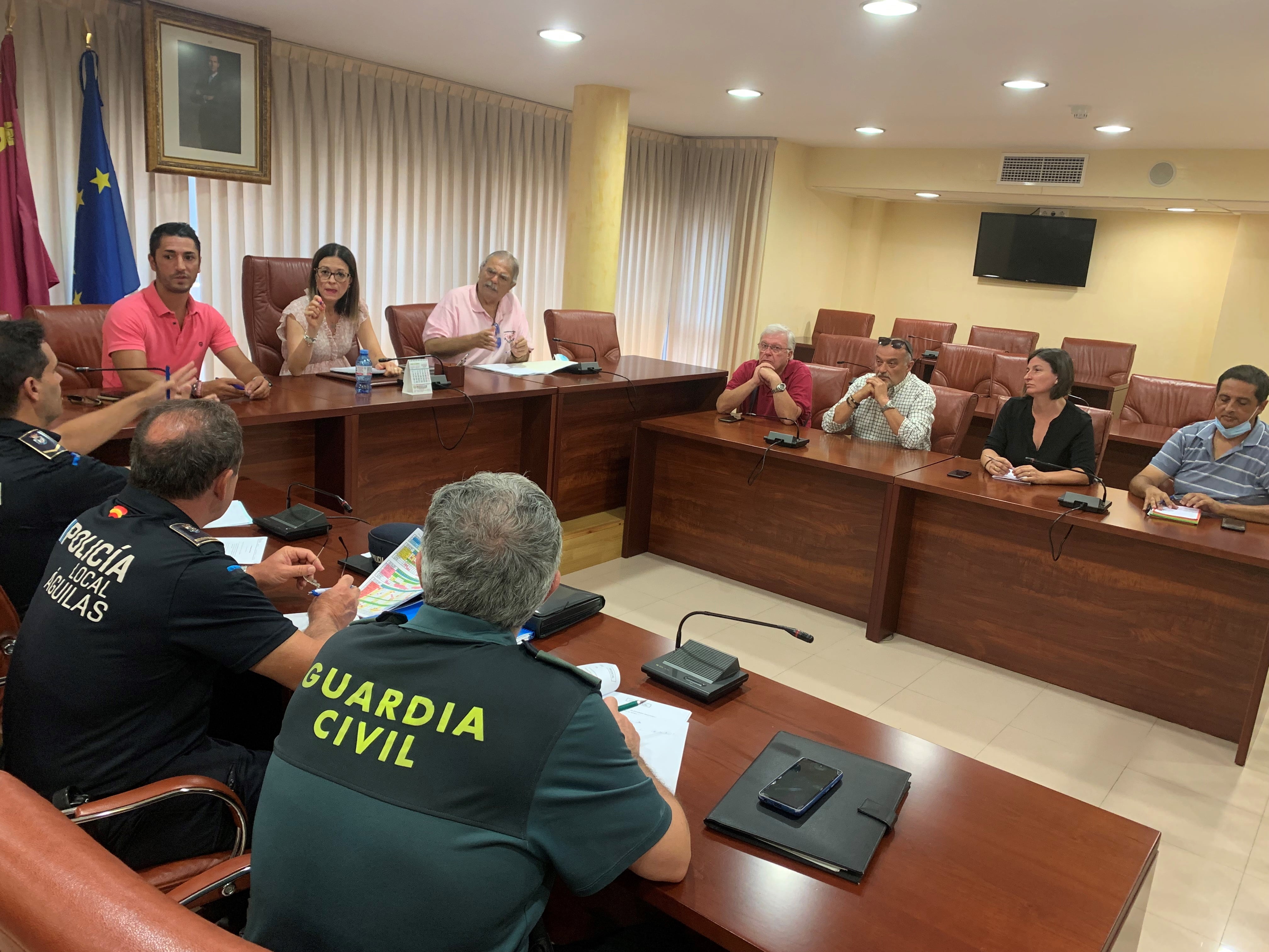 Junta local de Seguridad del Carnaval de Águilas