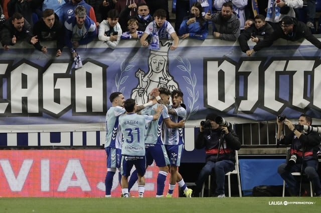 El delantero del Málaga Chupete, autor de dos goles ante el Valladolid