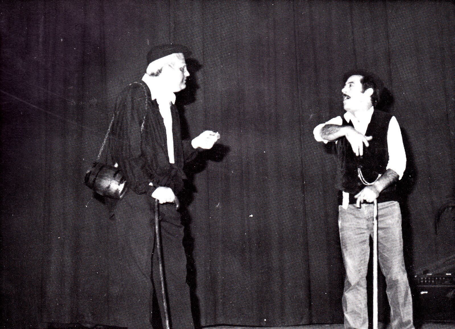 Jelipe y Antón en una antigua representación