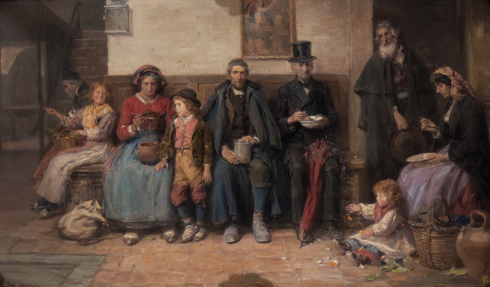 'Sopa en el convento de Asís', de José Benlliure, formará parte de la colección permanente de la Casa Museo Benlliure de València