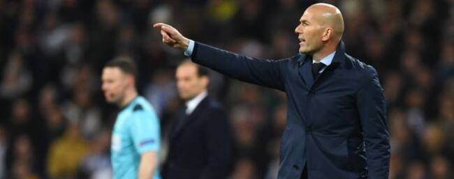 Zidane, durante el partido ante la Juventus de la Champions pasada