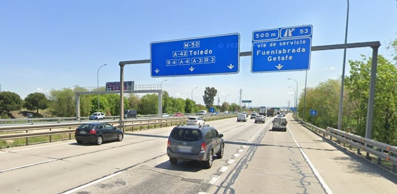 Las obras en la M50 se prolongarán hasta el 31 de agosto