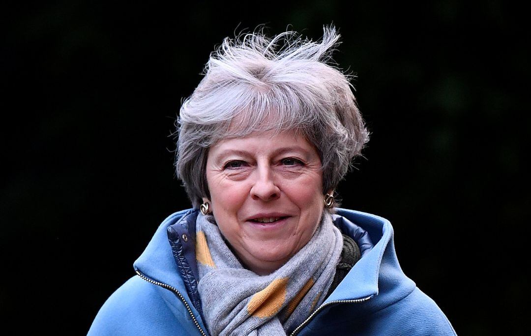 La primera ministra británica, Theresa May, en una imagen del pasado domingo 