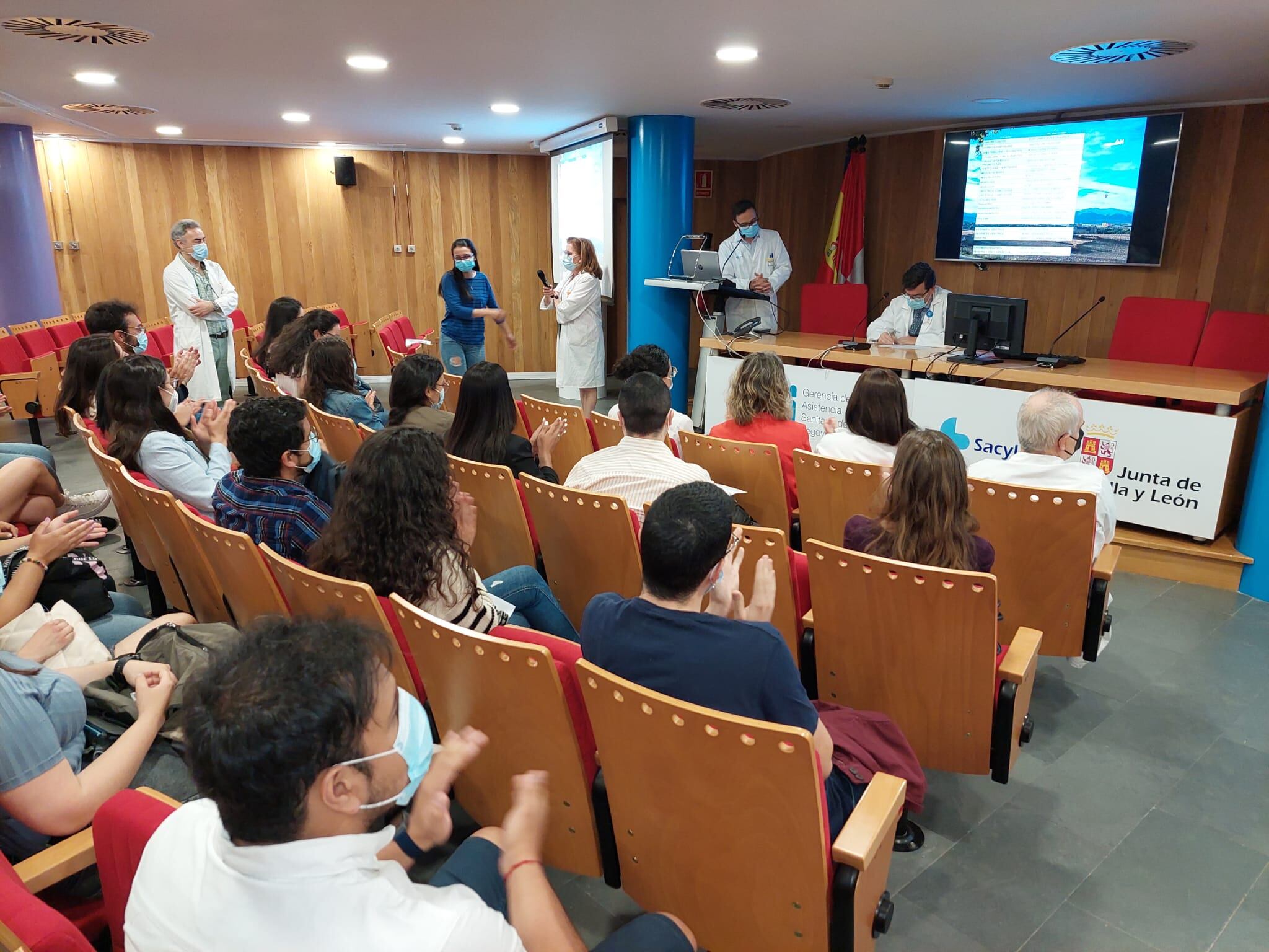 Acto de bienvenida a los residentes de la Gerencia de Asistencia Sanitaria de Segovia