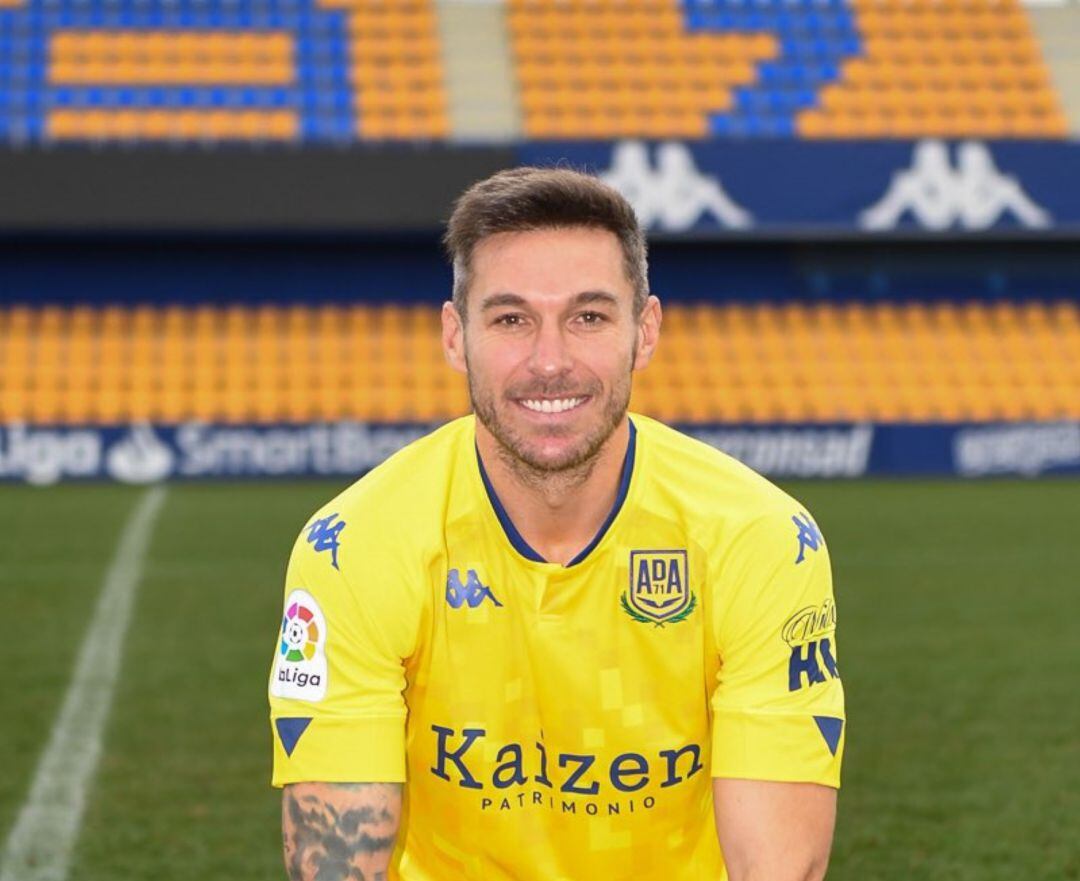 Xisco Jiménez, jugador de la AD Alcorcón