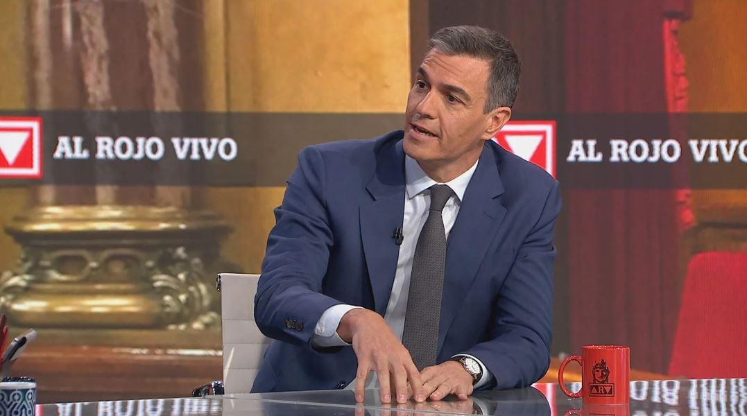 Pedro Sánchez, durante su entrevista en &#039;La Sexta&#039;