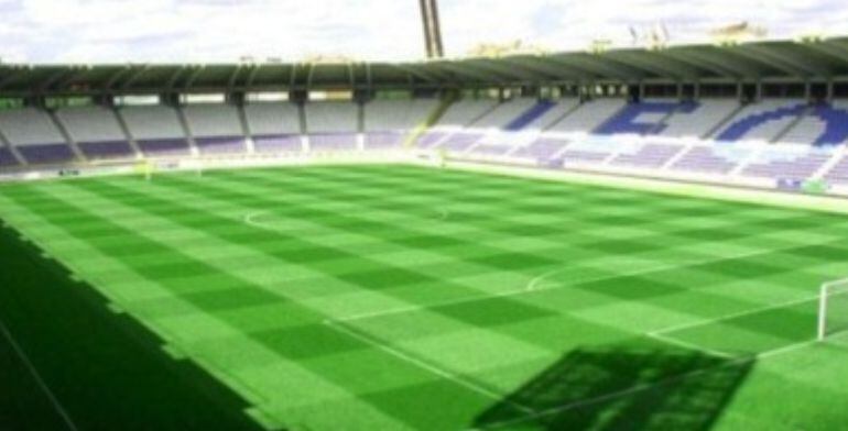 Panorámica del estadio Reino de León, escenario del partido