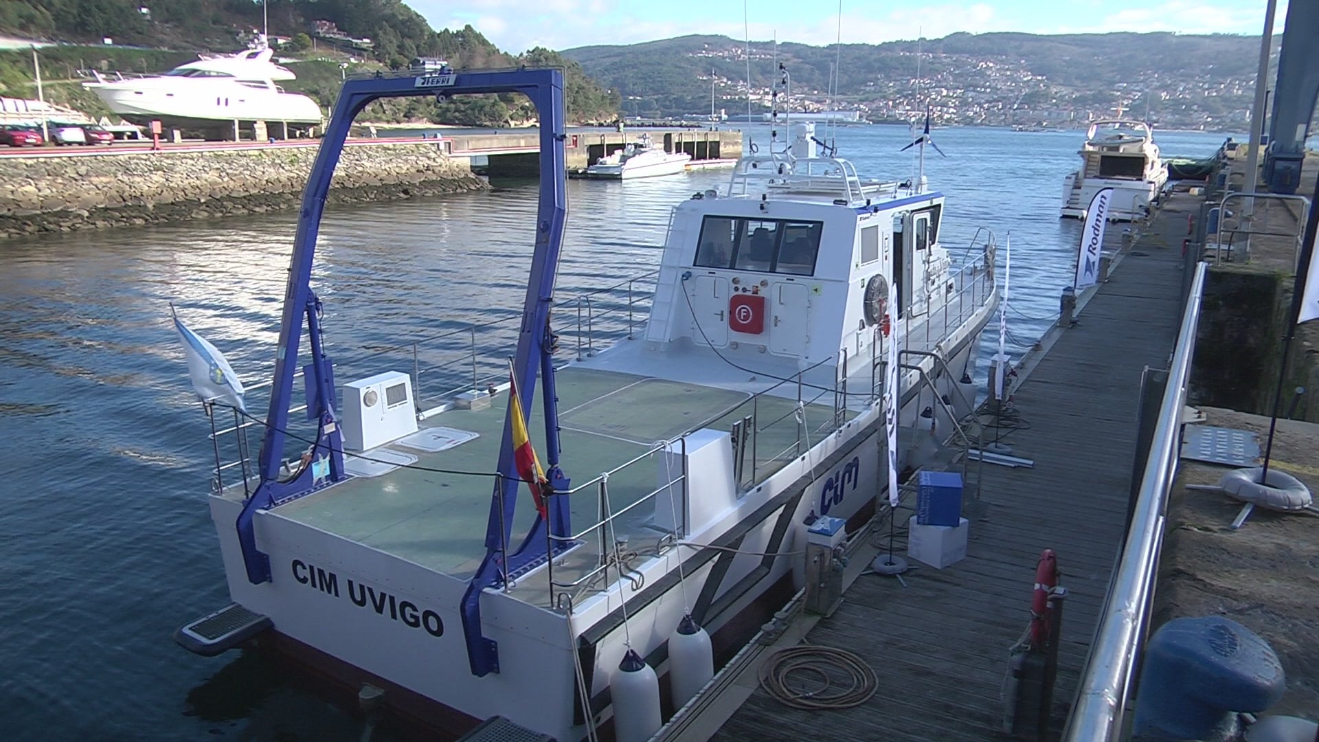 El buque oceanográfico de la Universidad de Vigo que construyó Rodman