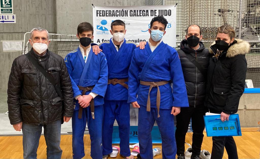 Tres Judokas del Club Marbel, en el Campeonato Gallego Junior