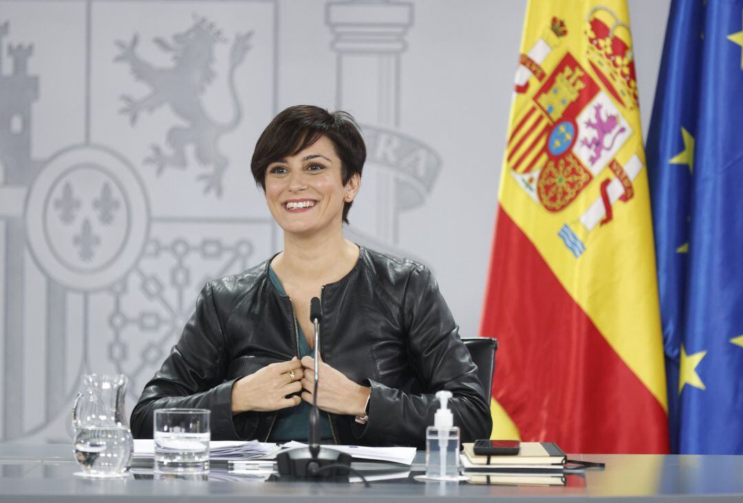 La ministra de Política Territorial y portavoz del Gobierno, Isabel Rodríguez.