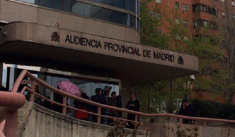 El juicio se celebra en la Audiencia Provincial de Madrid