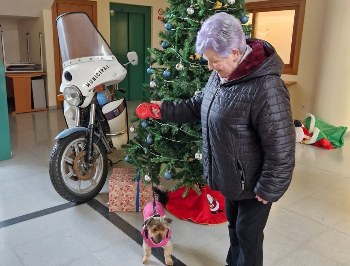 Luna vuelve a su hogar gracias a la Policía Local de Palencia