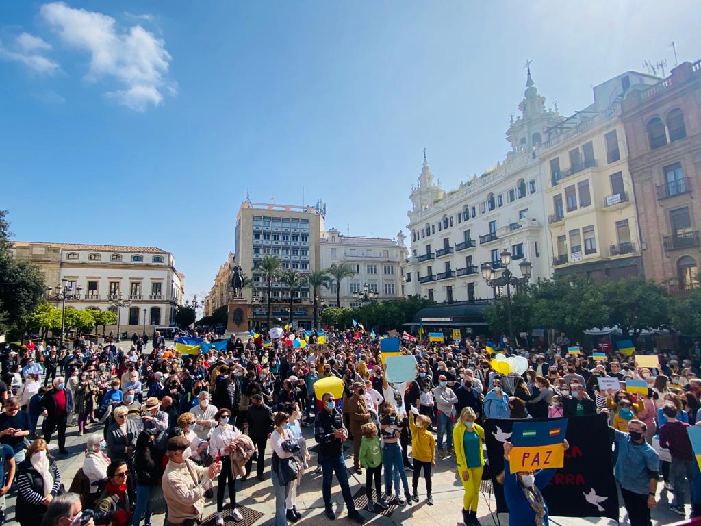 Córdoba se manifiesta contra la invasión rusa de Ucrania