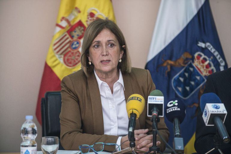 La delegada del Gobierno en Canarias, Mercedes Roldós. 