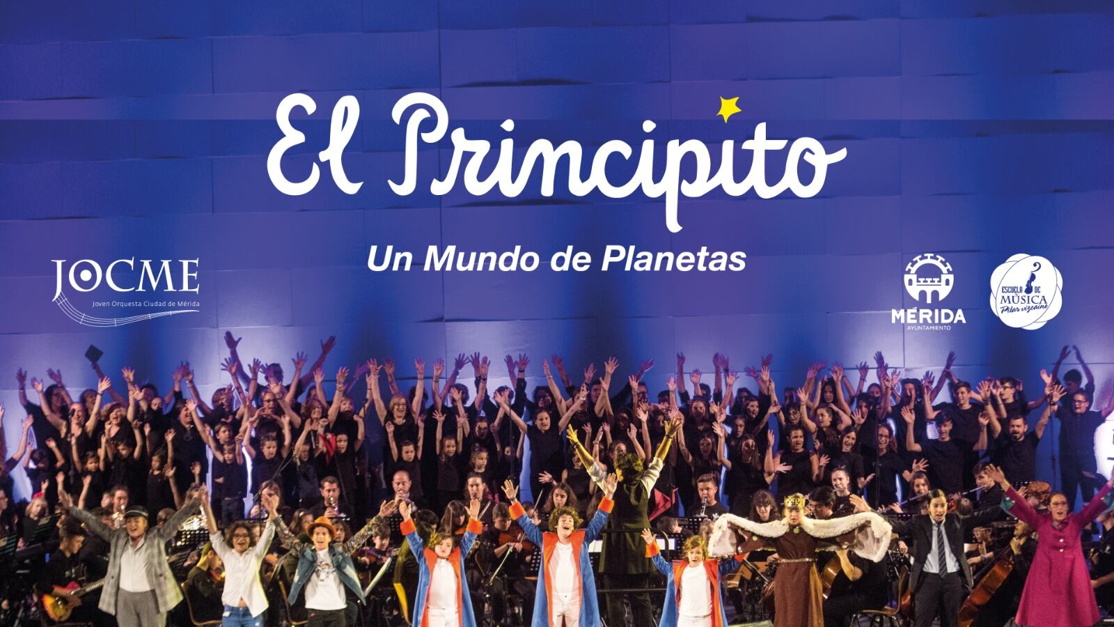 Cartel Conciertos Didácticos 'El Principito. Un mundo de planetas", de la JOMCE