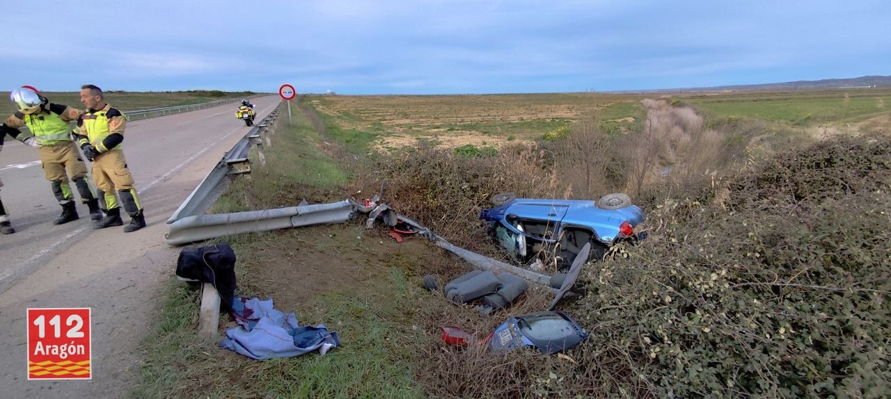 Accidente A125/ 112 Aragón