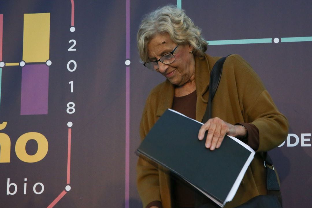 ADA COLAU Y MANUELA CARMENA OFRECEN EN UNA CHARLA EN MADRID