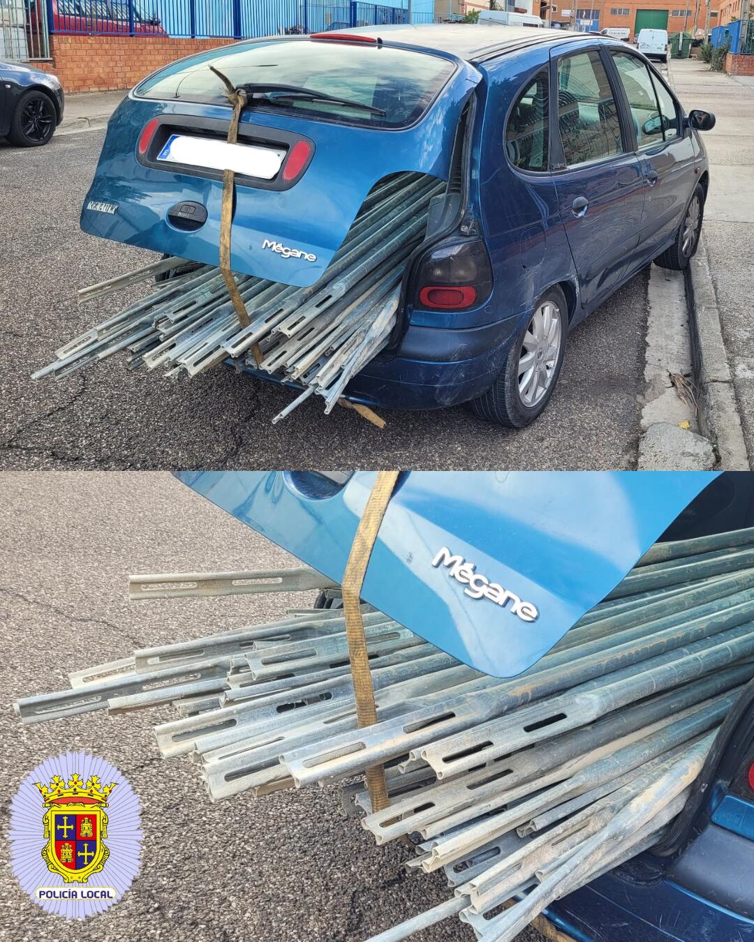 Uno de los vehículos cuyo conductor ha sido sancionado