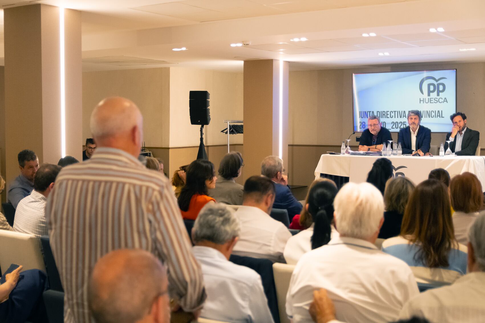 Reunión de la junta directiva del PP de Huesca