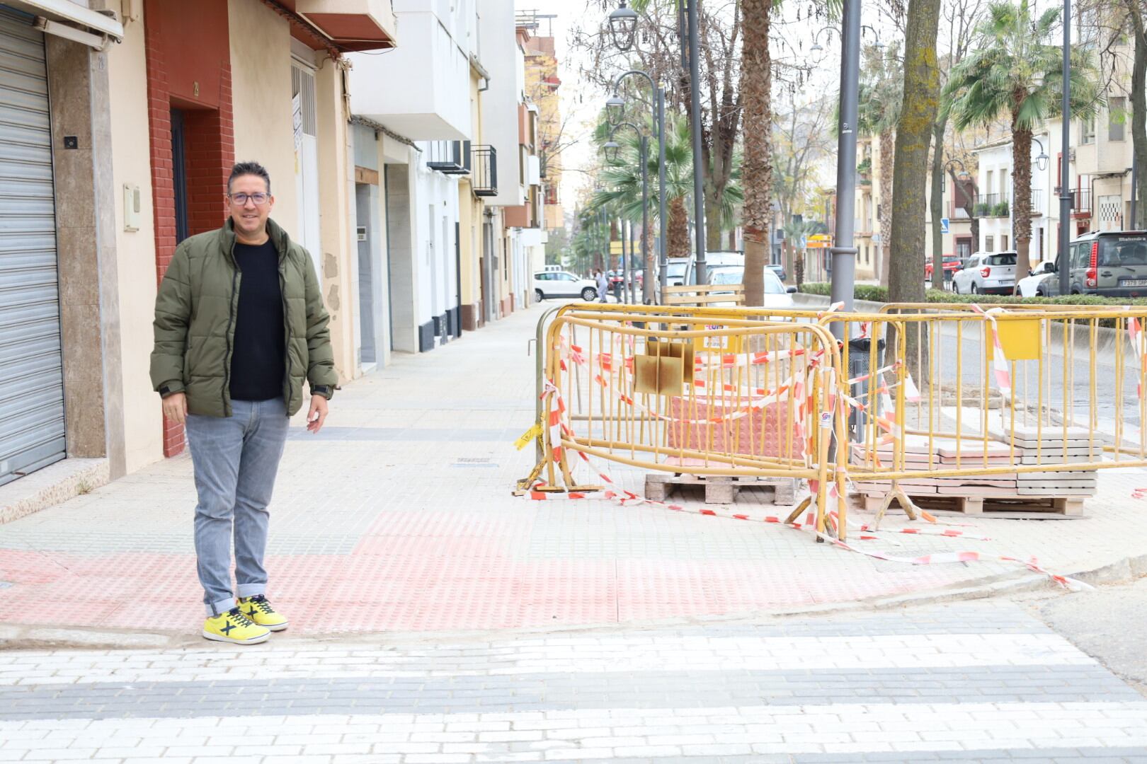 Las obras en la avenida de la Constitución mejoran la accesibilidad de Úbeda