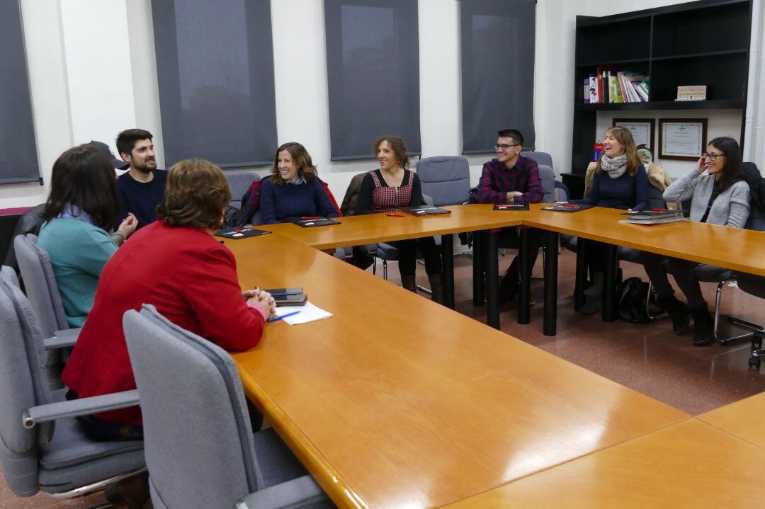 Despedida en el mes de enero a los alumnos de las becas ERAMUS+ de Móstoles