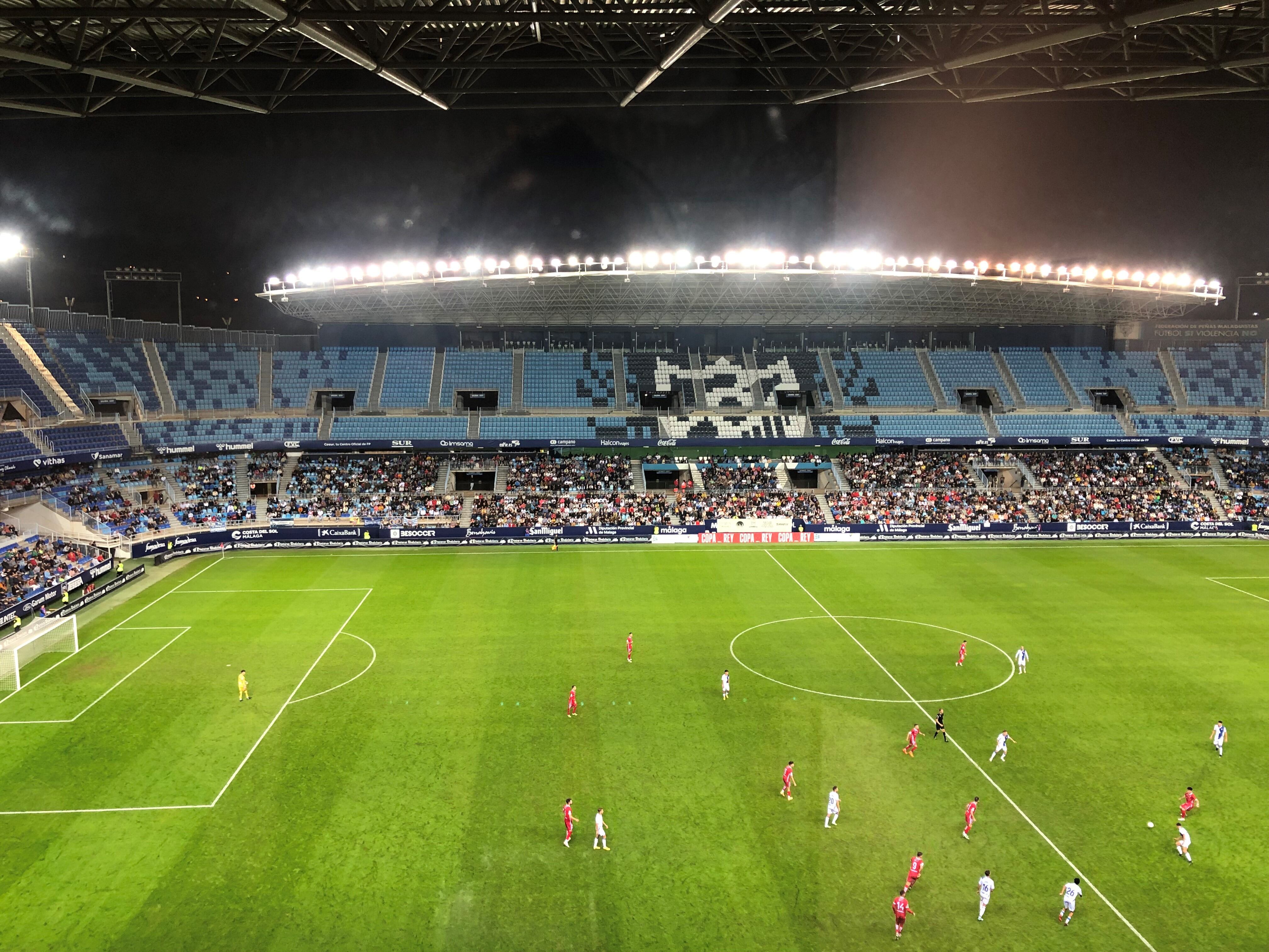 El CD Rincón volvía a La Rosaleda para enfrrentarse al Espanyol en Copa del Rey