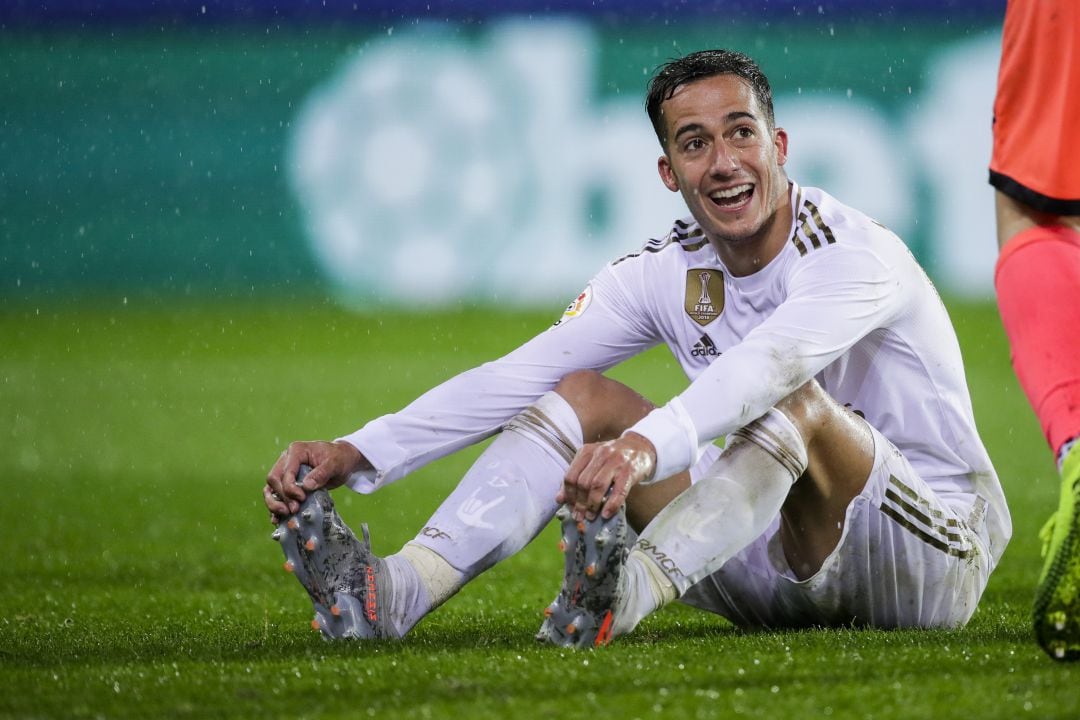 Lucas Vázquez, durante un partido del Real Madrid