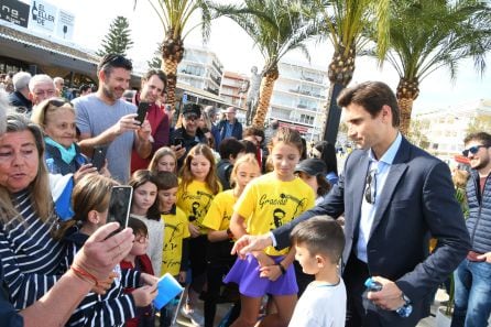 Homenaje a David Ferrer.