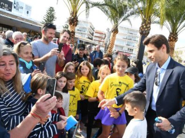 Homenaje a David Ferrer.