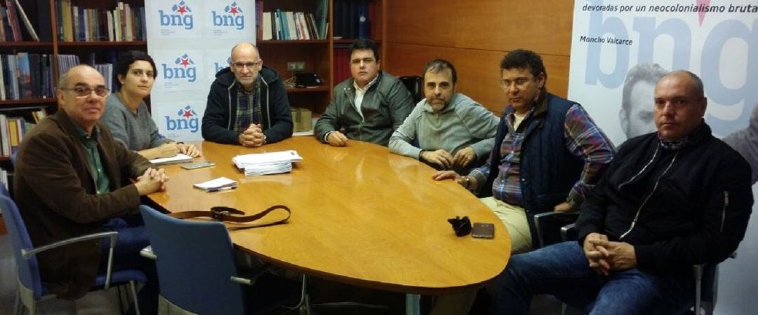 Reunión del BNG con trabajadores de Isowat