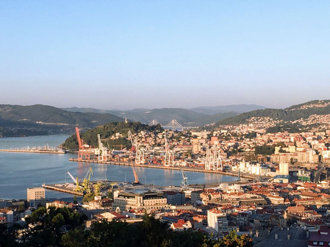 Vista panorámica de Vigo