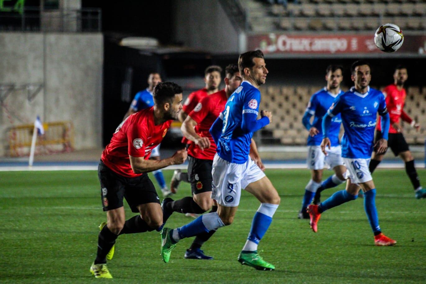 Máyor durante el partido ante el Montijo en Chapín