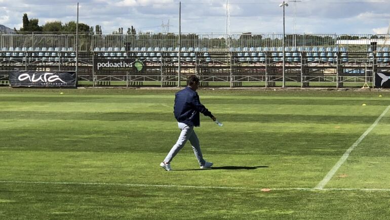 Natxo se marha en soledad del Real Zaragoza camino del Deportivo