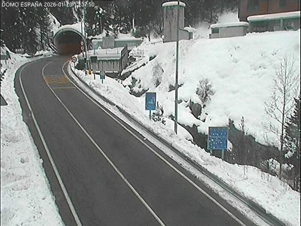 Reabierto el túnel de Bielsa que permanecía cerrado desde este pasado jueves por riesgo de aludes
