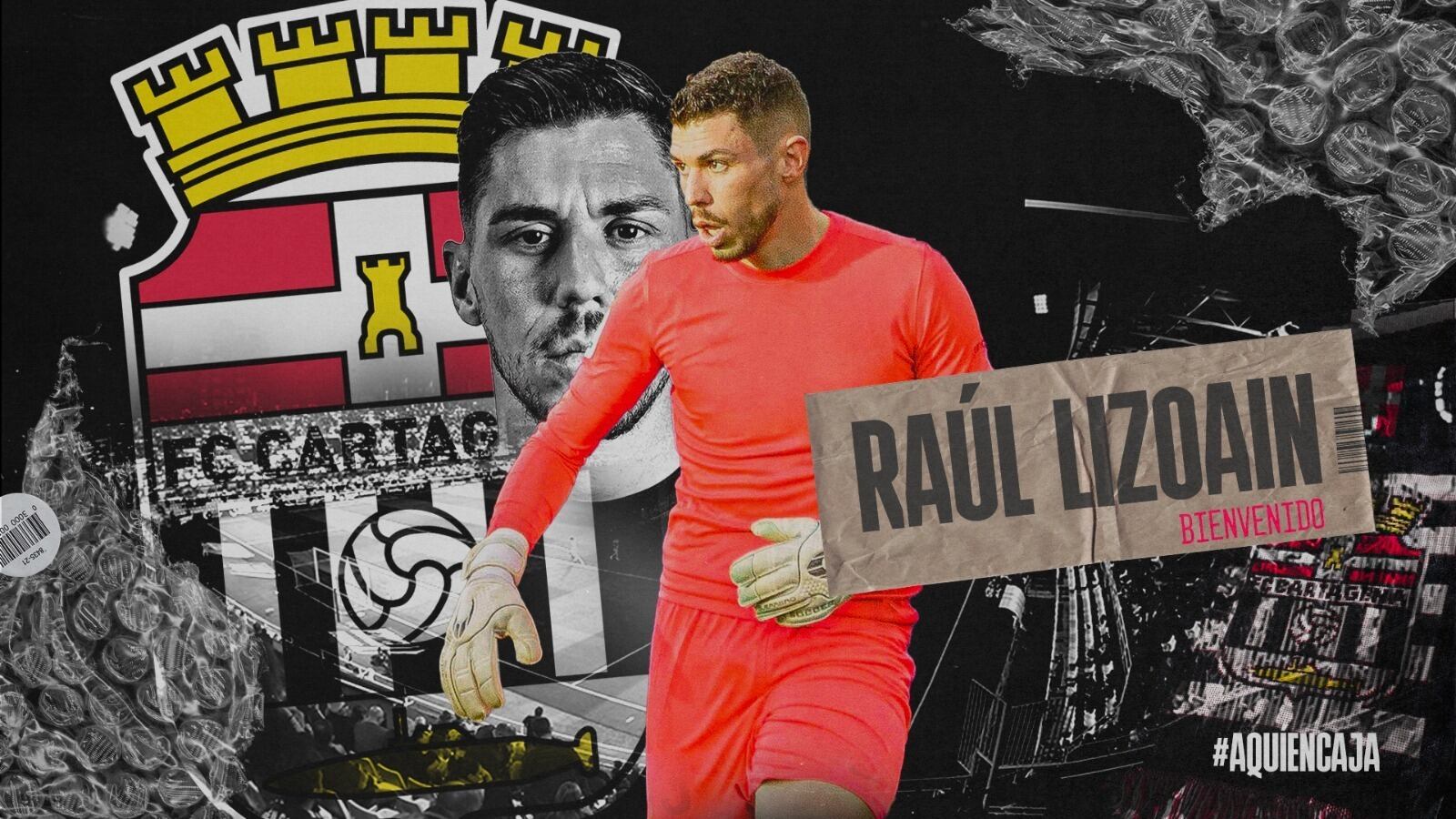 Raúl Lizoain refuerza la portería del FC Cartagena