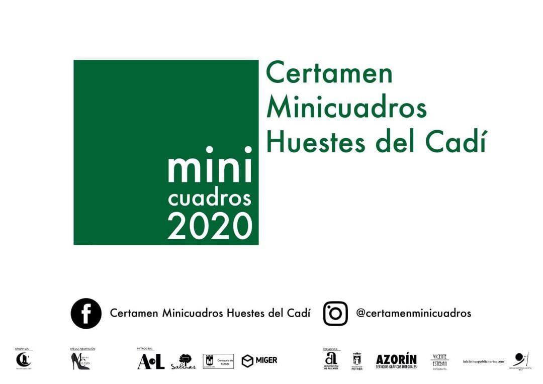 Cartel certamen Minicuadros Huestes del Cadí Elda