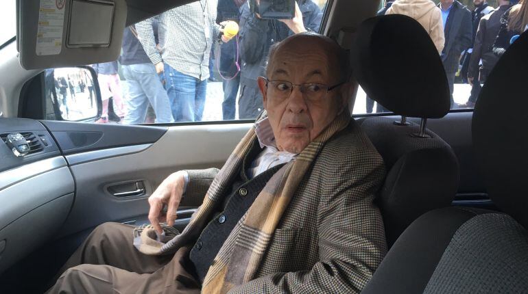 Fèlix Millet, després d'una de les sessions del judici del cas Palau