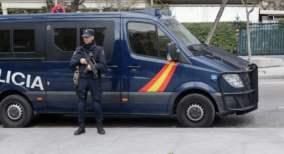 Furgón de la Policía Nacional en una imagen de archivo