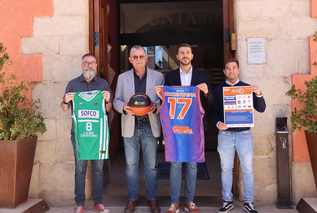 Presetación de las finales de baloncesto  de la Comunitat Valenciana en Cocentaina